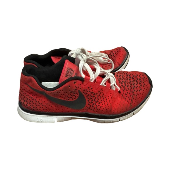 Nike Free Haven 3.0 Red and Black Running Shoes - size 11 - Picture 1 of 4
